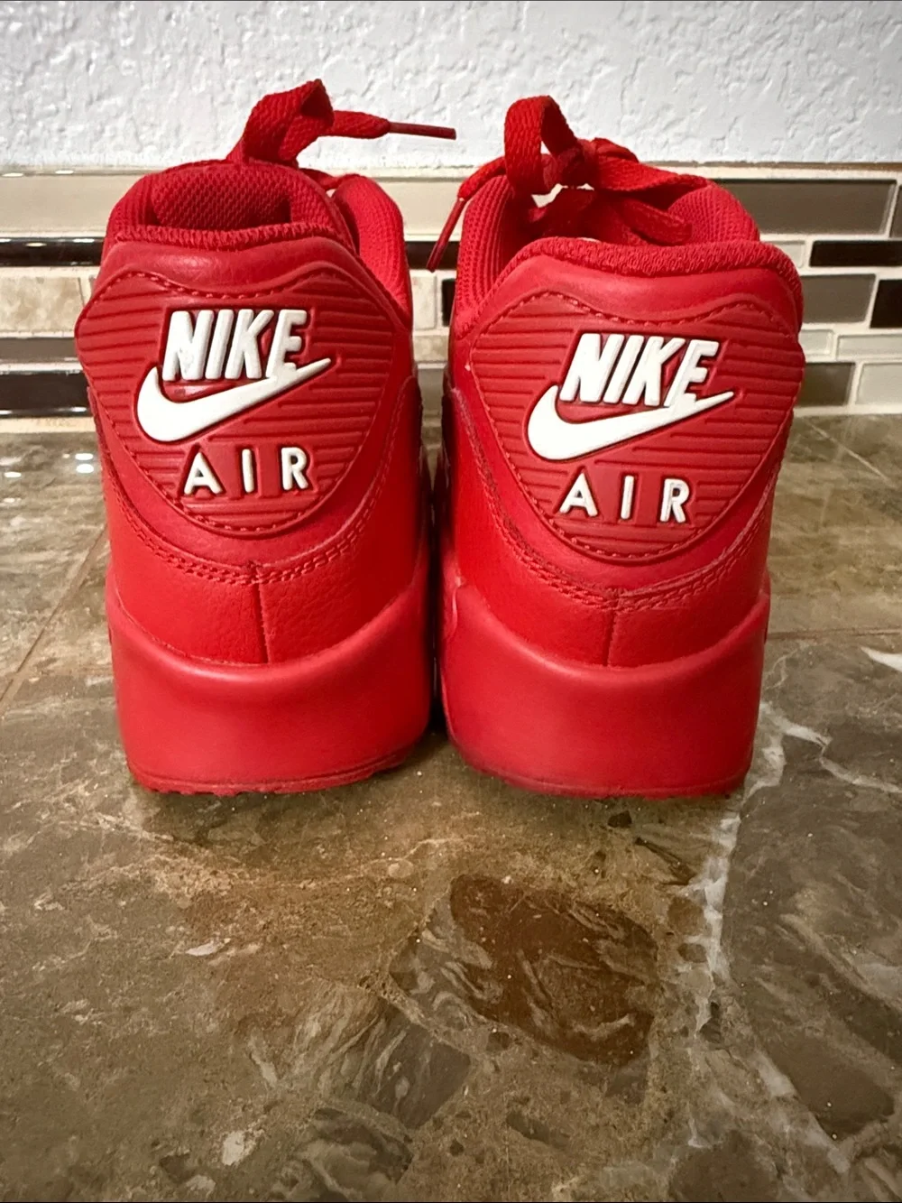 Nike Air Max Kids Sneakers - Solid Red